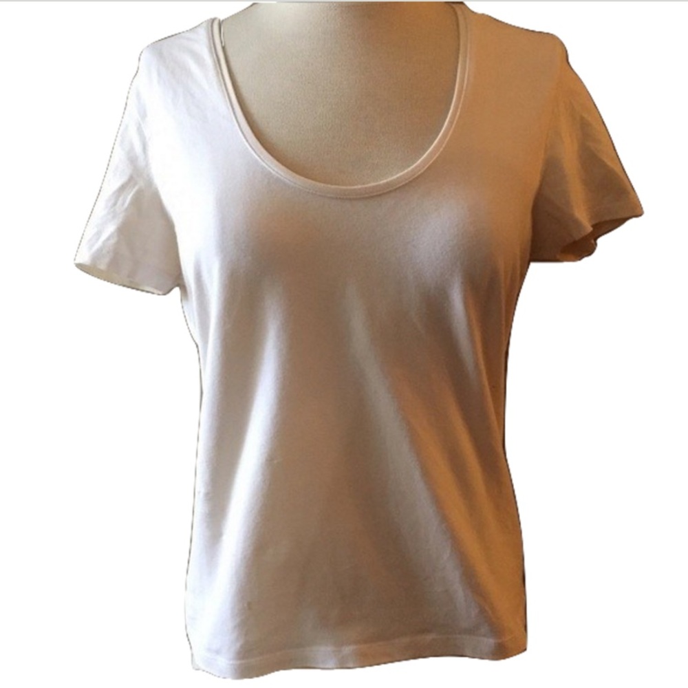 Gap White Stretch Top